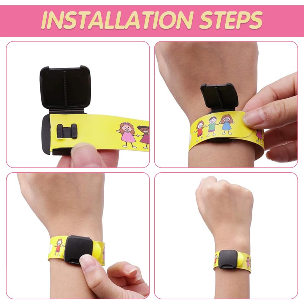 Climberty® Kids Safety ID Wristband - 12 Pack Waterproof PVC Wristband, Write-on Wristband Anti-Lost Identification Wristband with Buckle for Travel, Outing, Group Activity, 19.2cm x 2.15cm Climberty® Kids Safety ID Wristband - 12 Pack Waterproof PVC Wristband, Write-on Wristband Anti-Lost Identification Wristband with Buckle for Travel, Outing, Group Activity, 19.2cm x 2.15cm